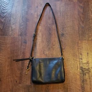 Fossil black crossbody bag